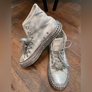 Nan-Ku Couture Cruise Studded Sneakers - Never Worn